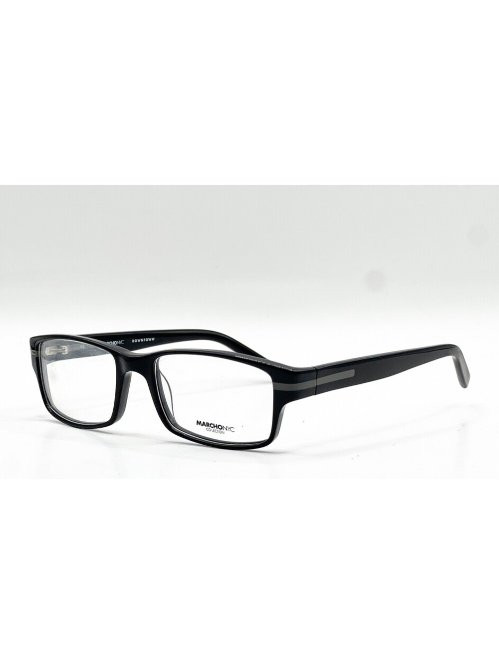 Marchon Nyc Mercer 001 Black Authentic Eyeglasses 50-16-130